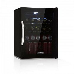 Klarstein Beersafe XL Onyx, chladnička na nápoje, A++, LED, kovové rošty, sklenené dvere