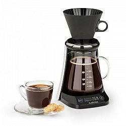 Klarstein Craft Coffee, kávovar, váha, časovač, nadstavec s filtrom, 600 ml, čierny/biely