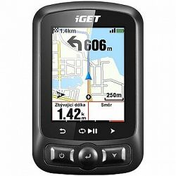 iGET CYCLO SADA C250 GPS navigácia, držiak AC200, snímač kadencie AC61, puzdro AS250, hrudný pás AHR4