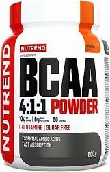 Nutrend BCAA Mega Strong Powder, 500 g, pomaranč