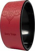 Sharp Shape Yoga wheel Mandala red