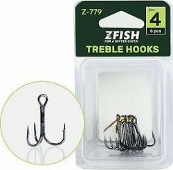 Zfish Treble Hooks Z-779 Veľkosť 4 6 ks